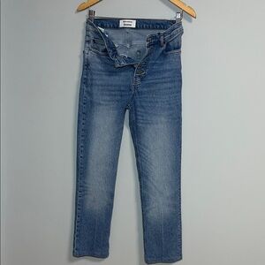 Reformation Women’s  wash Malta Jeans button Fly Light Blue Ankle Jeans Size 25